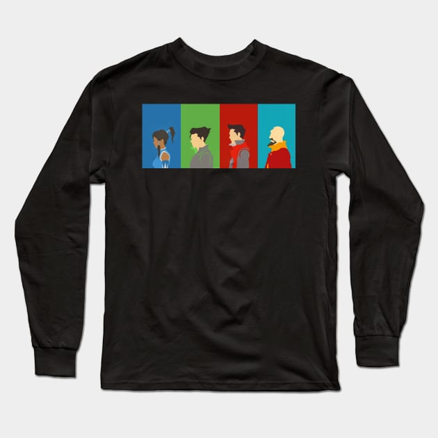 The Legend of Korra Minimalism Long Sleeve T-Shirt by Davidbowles1